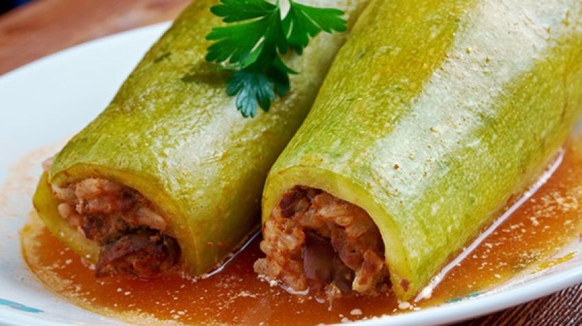 طرز پخت دلمه کدو سبز