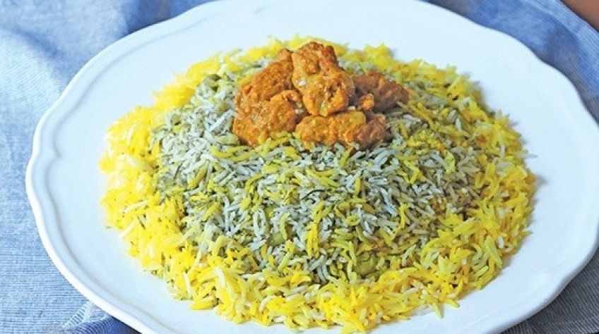 طرز تهیه باقالی پلو با گوشت گیاهی