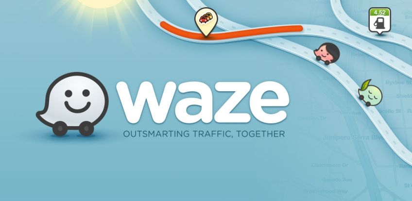 نرم افزار Waze برای نمایش ترافیک و جهت یابی در اندروید