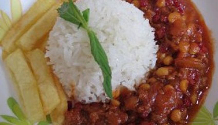 طرز تهیه خورش قیمه گیاهی