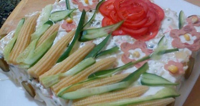طرز تهیه سالاد ماکارونی ژله ای