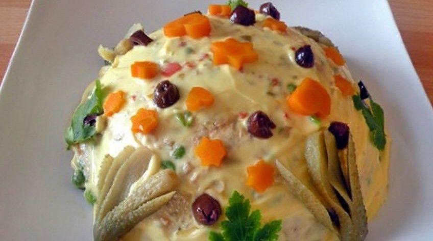 آموزش تهیه سالاد اولویه رژیمی