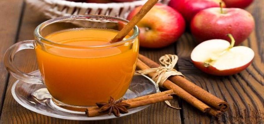 طرز تهیه نوشیدنی ادویه ای سیب