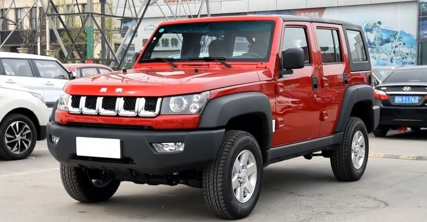 مشخصات کپی چینی جیپ شاسی بلند بایک BJ40