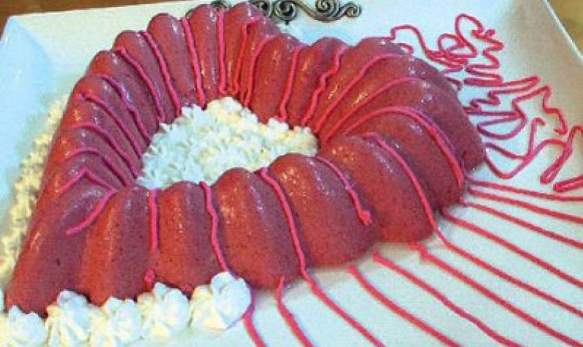 آموزش تهیه  دسر ژلاتینی آلبالو