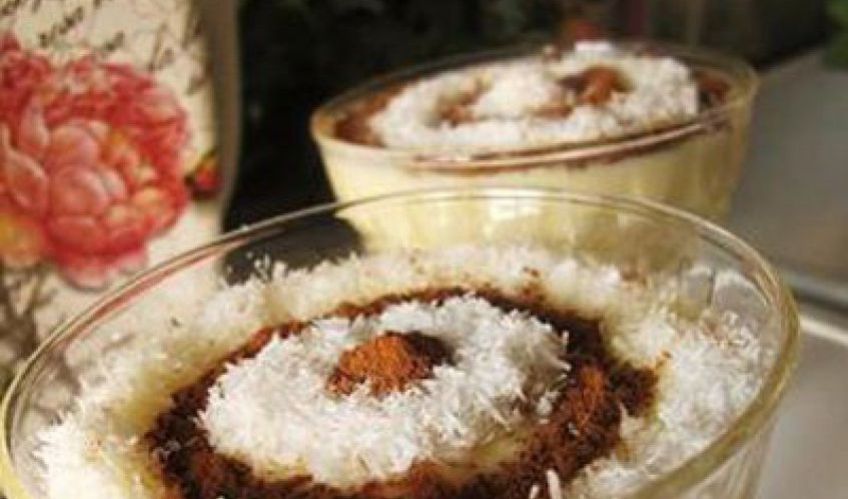 آموزش تهیه فرنی پرتقالی دسر ماه رمضان