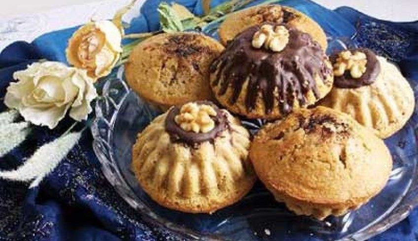 آموزش تهیه کیک گردو و نسکافه