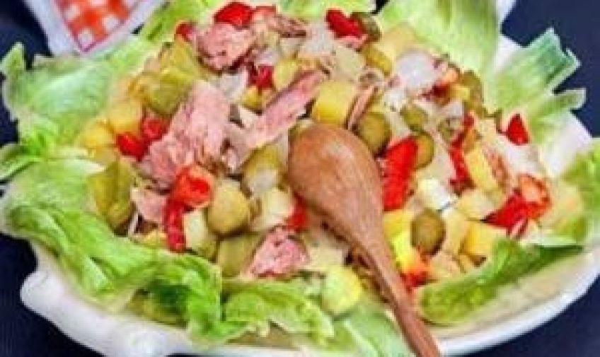 روش تهیه سالاد هفت رنگ