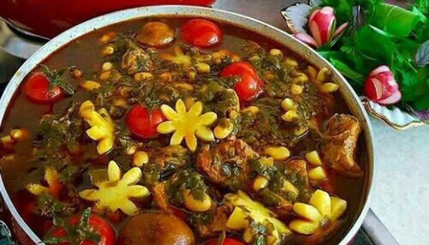 طرز طبخ خورش تره کردستان