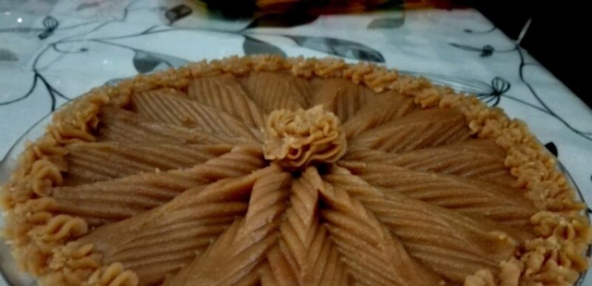 آموزش تهیه حلوا زرده همدانی حلوایی مجلسی و سوغات شهر همدان