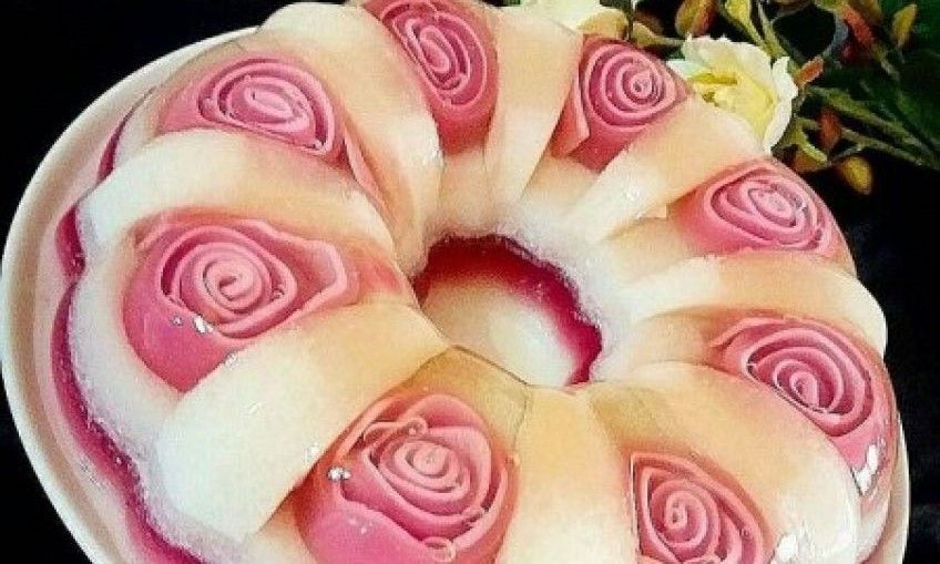 آموزش تهیه ژله بستنی ویترینی دسری خاص برای مهمانی و فوق العاده شیک و مجلسی