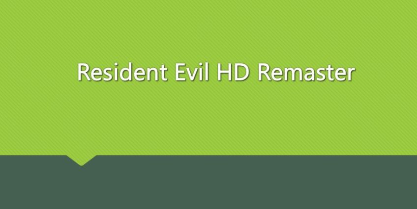 بازی Resident Evil HD Remaster یک بسته‌ ی گرافیکی جدید دریافت کرده است