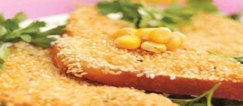 روش تهیه سینه مرغ سوخاری کنجدی