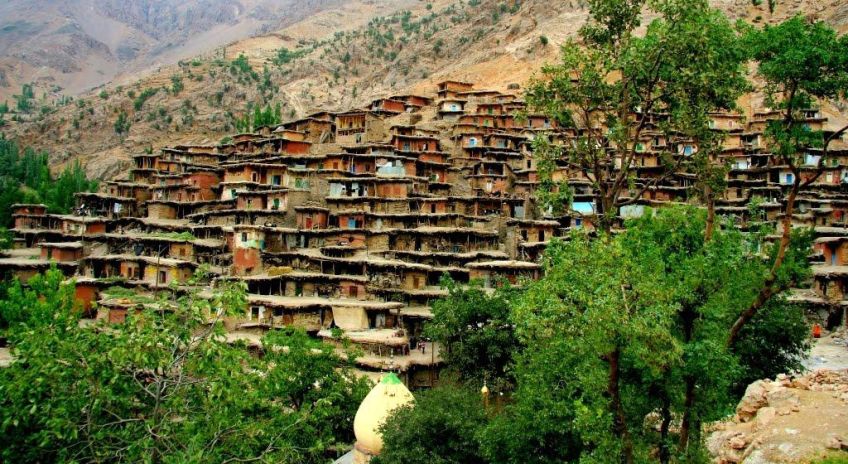 روستای پلکانی سرآقا سید شهرکرد ماسوله ی زاگرس