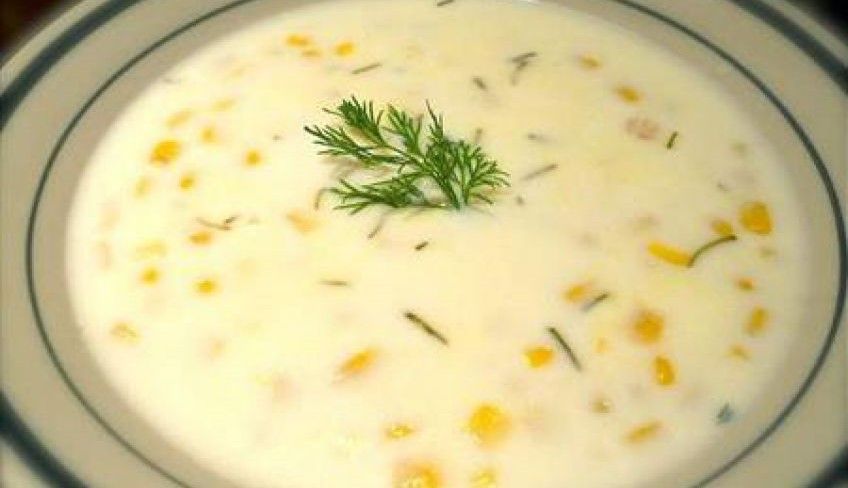 طرز پخت سوپ خامه ای ذرت شیرین