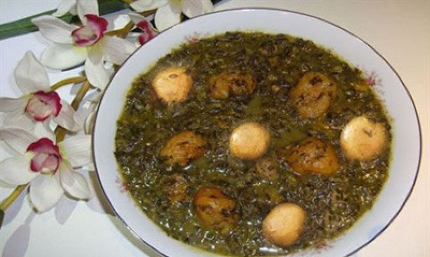 ﻿ آموزش تهیه خورش آلو اسفناج گیاهی با دو روش جدید