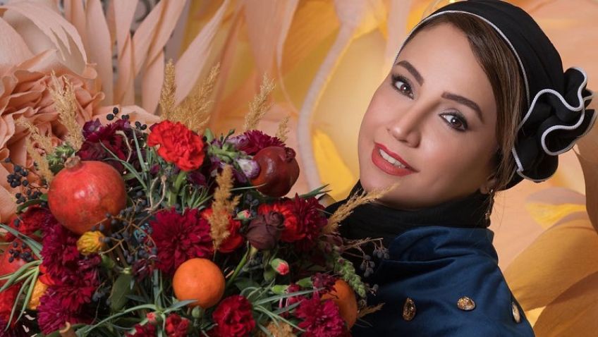 عکسی از گریم عجیب و مردانه شبنم قلی خانی  با ریش و سبیل