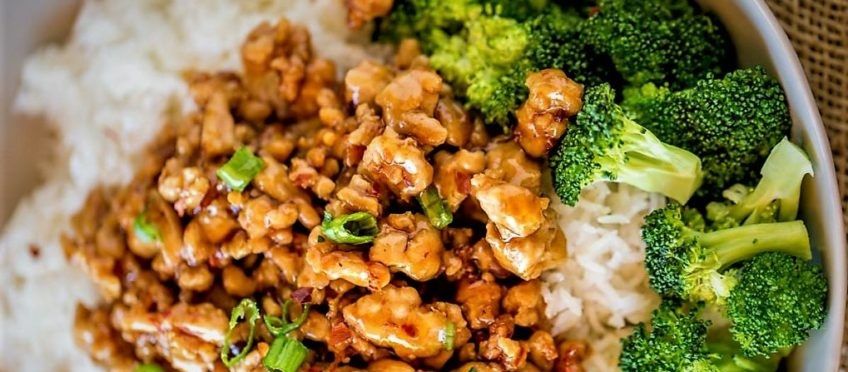 آموزش تهیه خورش سویا و کلم بروکلی غذایی ضد حساسیت و رژیمی