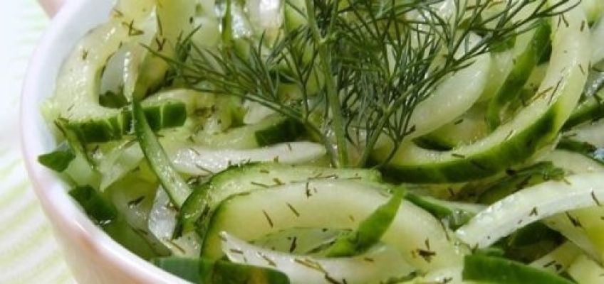 آموزش تهیه سالاد خیار