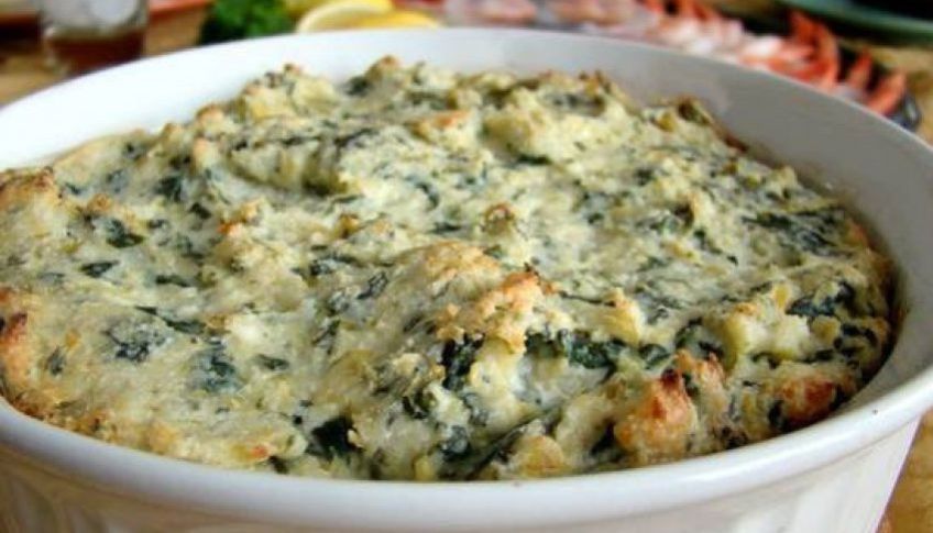 طرز تهیه چاشنی اسفناج و پنیر با چیپس