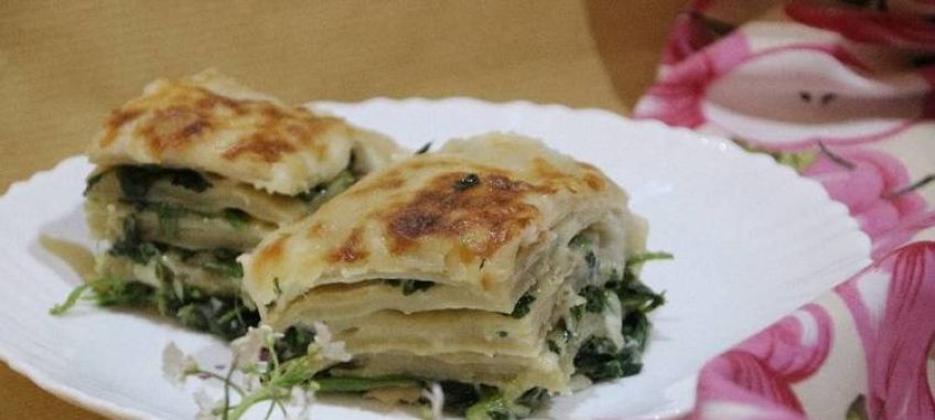 طرز تهیه لازانیای اسفناج و قارچ