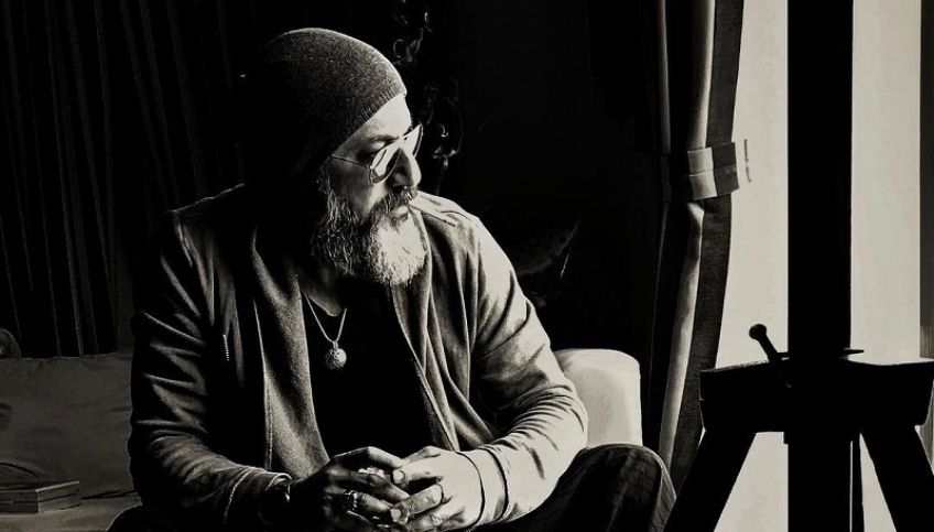 عکس یادگاری امیر آقایی با راجر واترز موزیسین مشهور