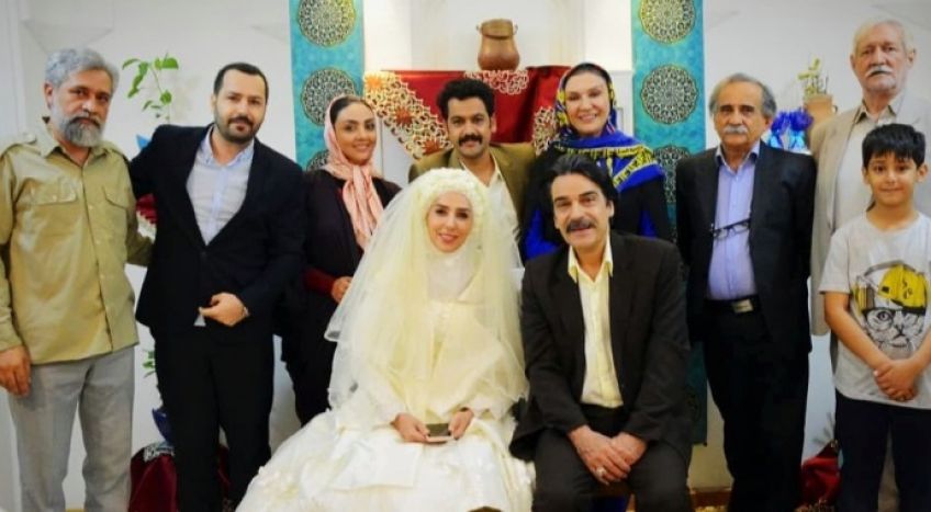 سوگل طهماسبی با لباس عروس در سریال قطعه گمشده
