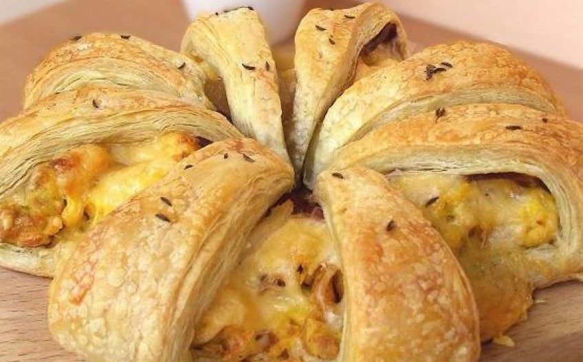 آموزش تهیه تاج گل پنیر و تخم مرغ یک غذای خوشمزه و شیک
