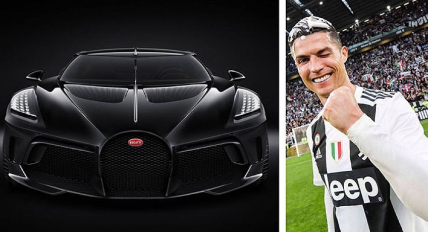 کریستیانو رونالدو مالک بوگاتی La Voiture Noire