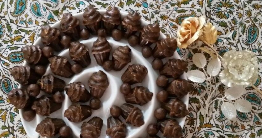 روش تهیه شکلات خرمـــایی دسر مخصوص افطار