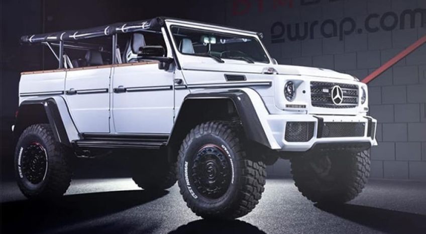 نگاهی به شاسی بلند مرسدس بنز G500 با قدرت 850 اسب بخار