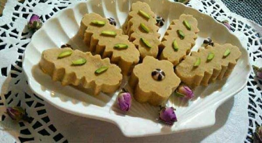 آموزش تهیه حلوا قندی قزوینی
