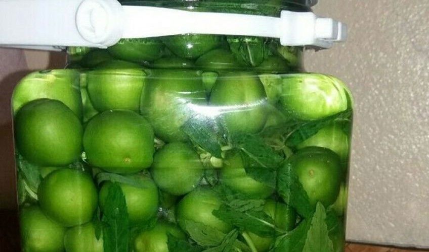 آموزش تهیه ترشی گوجه سبز