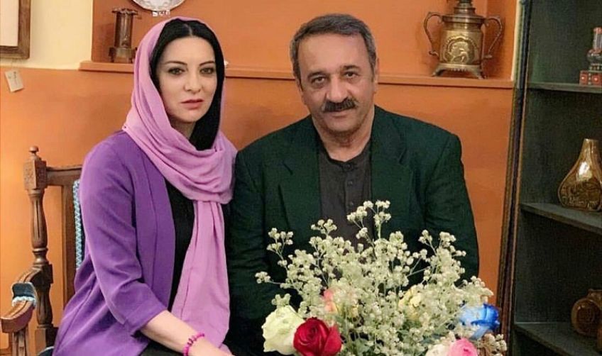 عکس های جشن تولد حمیرا ریاضی در کنار همسرش علی اسیوند