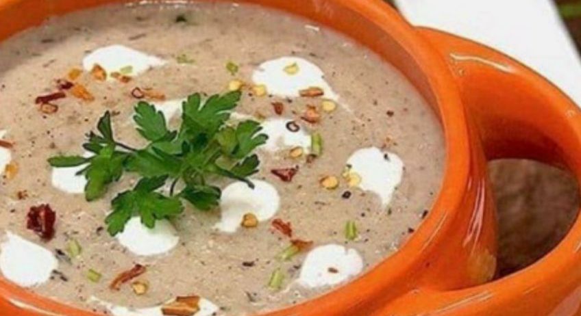 روش تهیه سوپ جو پرک و قارچ