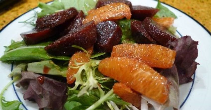 طرز تهیه سالاد پرتقال و لبو