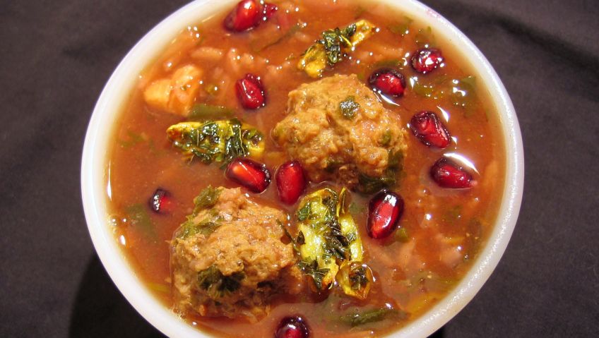 طرز تهیه سوپ انار