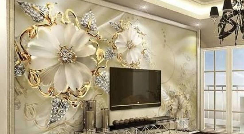 مدل ها و طرح های جدید کاغذ دیواری برای سالن پذیرایی