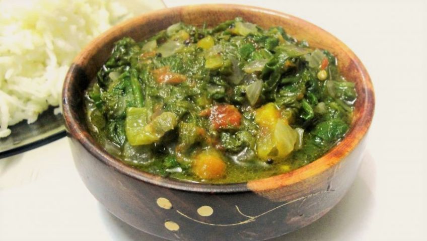 آموزش تهیه آش اسفناج با چغندر