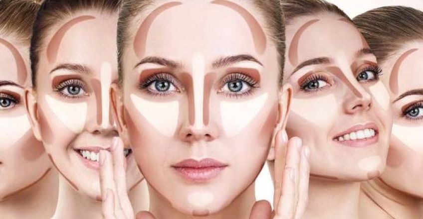 نحوه کانتور صورت یا آرایش ترمیمی