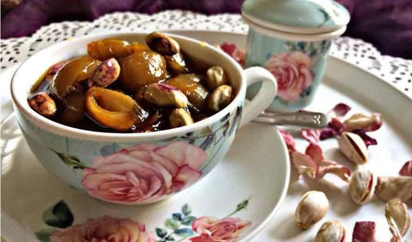 نحوه تهیه مربای پوست پسته