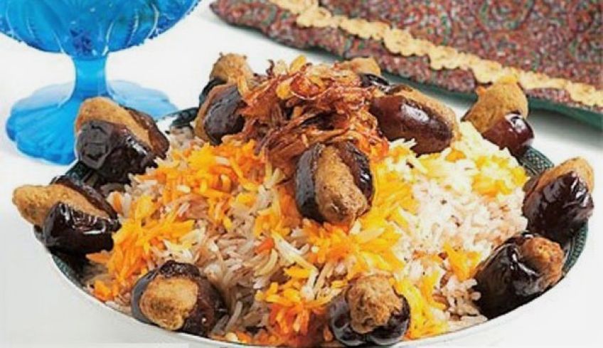 دستور تهیه خرما پلو از غذاهای خوشمزه اهواز