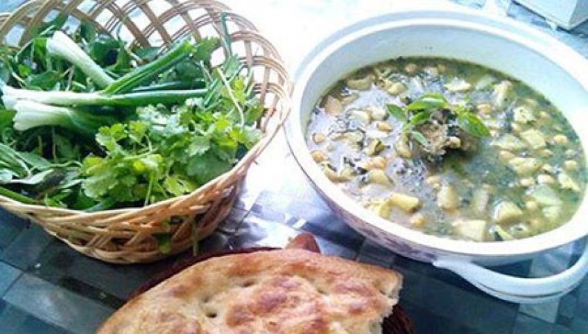 طرز تهیه آبگوشت کلم قمری کرمانشاهی