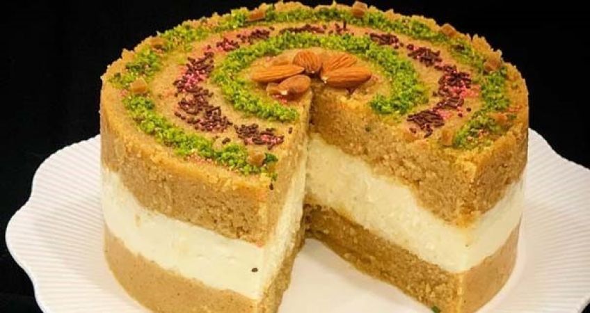 نحوه تهیه کیک حلوا ایرمیک دسری خوشمزه و مقوی