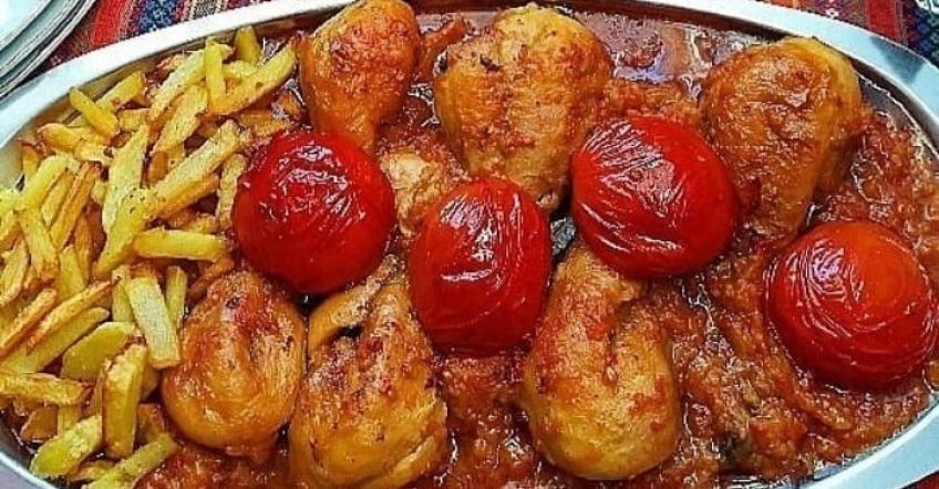 آموزش تهیه خورش ترشه کباب گیلانی با مرغ