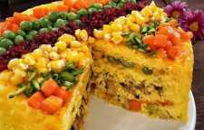 دستور پخت ته چین سبزیجات