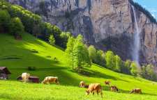 دره لاتربرونن سوئیس زیباترین دره اروپا