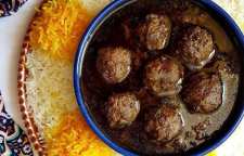 آموزش طبخ خورشت فسنجان با کوفته قل قلی