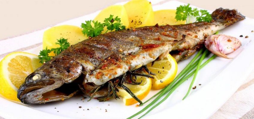 روش تهیه غذای دریایی ماهی شکم پر
