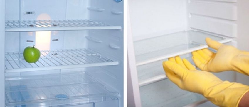 خطرات استفاده از سفید کننده برای تمیز کردن یخچال